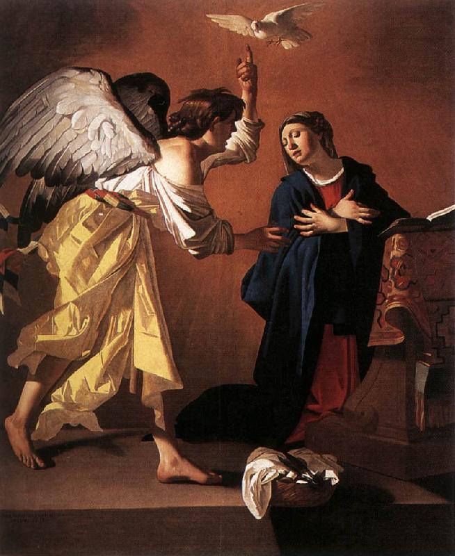JANSSENS, Jan The Annunciation f oil painting picture